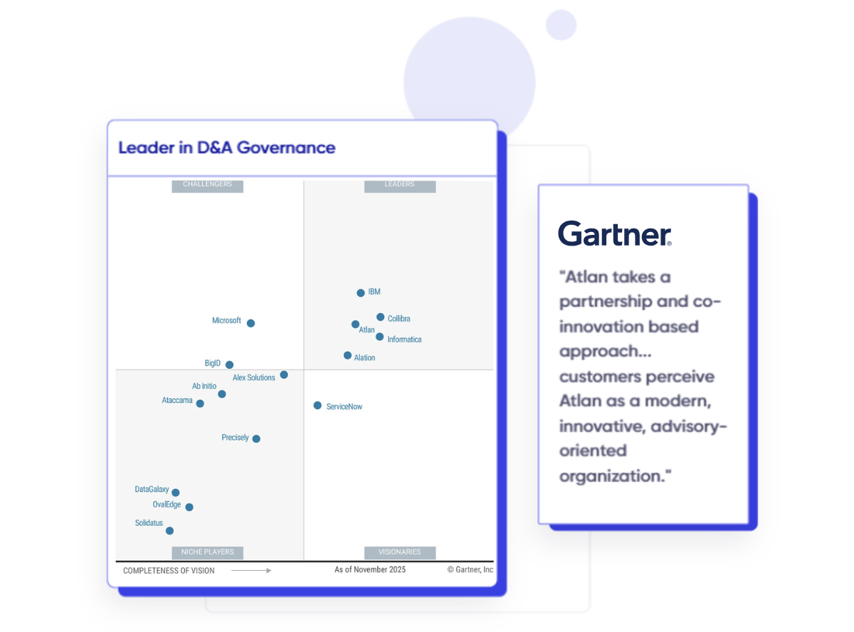 Leader in D&A Governance